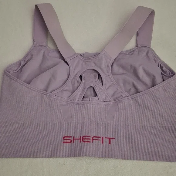 SHEFIT Sports Bra- Lilac 5Luxe - Picture 2 of 4
